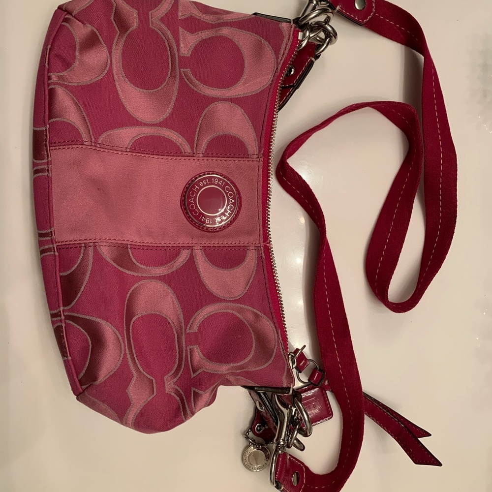 Coach Crossbody Signature Monogram Purse